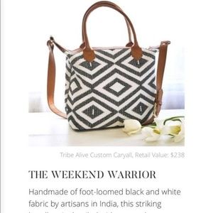 Tribe Alive Custom Carryall Tote Bag in "EUC'